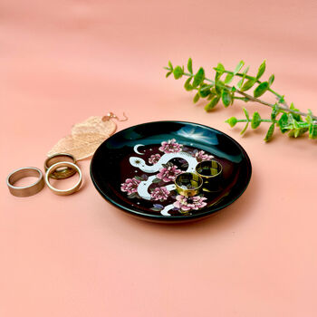 Snake And Flower Trinket Dish And Jewellery Tray, 7 of 7