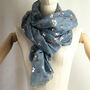Pawprint Personalised Initial Scarf, thumbnail 2 of 12