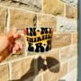 In My Thirties Era Glass Mug – 30th Birthday Gift Handmade Glassware, thumbnail 3 of 5