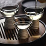 Glass And Ceramic Sake Cup Set Of Four, thumbnail 4 of 11