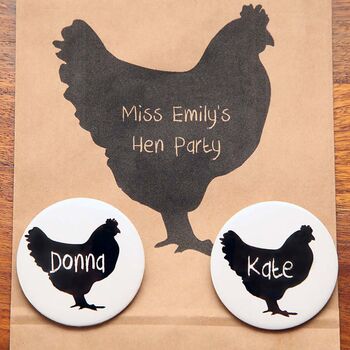 Hen Night Personalised Party, Favour Bags, 3 of 3