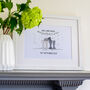 Personalised Wedding Welly Boot Family Print, thumbnail 1 of 7