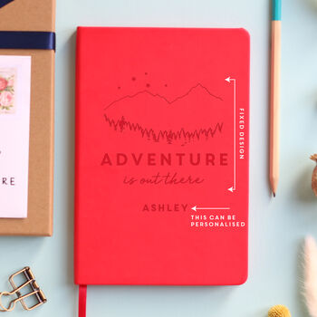 Adventure Personalised Travel Journal Notebook, 3 of 12