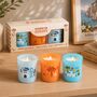 Travel Home Decor Candle Gift For Travellers Scents Of Europe Set, thumbnail 1 of 4