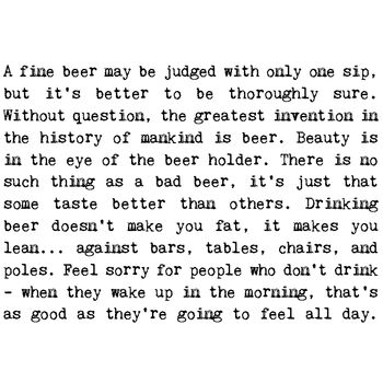 Beer Connoisseur Card With Funny Quotes, 2 of 4