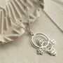 Sterling Silver Bubble Loop Necklace, thumbnail 4 of 5