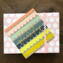 Gold Foiled Scallop Birthday Card, thumbnail 1 of 4
