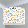Colorful Flowers Lampshade, thumbnail 1 of 2