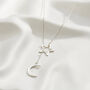Personalised Moon And Star Lariat Necklace, thumbnail 6 of 12