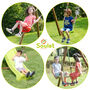 Violette Wooden Swing Set With Slide, thumbnail 7 of 10
