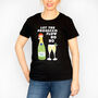 Prosecco Ladies Christmas T Shirt, thumbnail 4 of 5