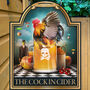 Cock In Cider Personalised Home Pub Sign Man Cave Sign, thumbnail 1 of 8