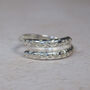 Sterling Silver Leopard Print Wrap Around Thumb Ring, thumbnail 1 of 3