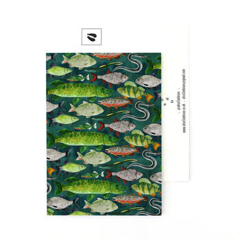 Flumens Freshwater Fish Print Postcard, 2 of 6