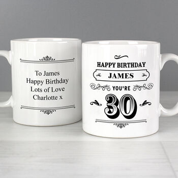 Personalised 40th Birthday Mug, 2 of 2