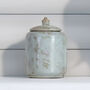 White And Turquoise Glazed Ginger Jar With Lid, thumbnail 4 of 6