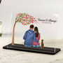 Personalised Couple And Pet Acrylic Portrait Keepsake, thumbnail 1 of 11
