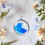 Blue Sweet Williams Necklace, thumbnail 1 of 5