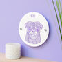 Personalised Pug Wall Plaque, thumbnail 1 of 4