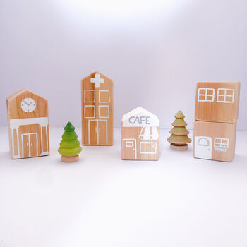 My Little Town Wooden Buildings And Figures, 4 of 8
