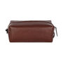 Personalised Leather Classic Wash Bag/Dopp Kit, thumbnail 9 of 10