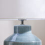 Zenith Crackle Glaze Ceramic Table Lamp, thumbnail 5 of 6