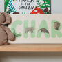 Personalised Animal Alphabet Nursery Sign, thumbnail 4 of 7