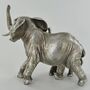 Elephant Family Silver Figurine, thumbnail 6 of 6