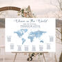 World Map Destination Wedding Table Plan, thumbnail 3 of 7