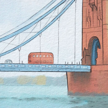 London's Tower Bridge Limited Edition Giclée Print, 3 of 10