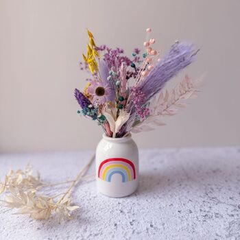 Rainbow Bud Vase Arrangement, 3 of 3