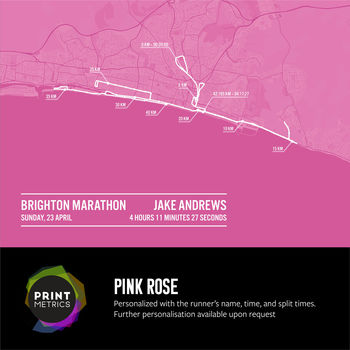 Personalised Brighton Marathon Poster, 11 of 12