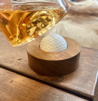 Golf Ball Coaster And Glass, 3 of 4