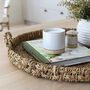 Large Braided Seagrass Round Tray, thumbnail 2 of 3