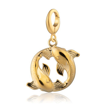 Gold Plated Koi Fish Charm Necklace, 5 of 7