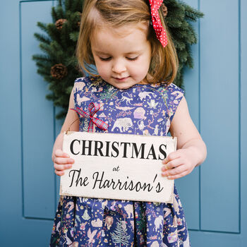 Personalised Classic Christmas Sign, 4 of 6