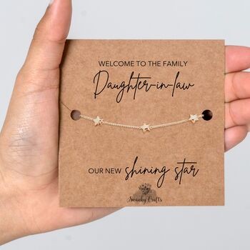 Welcome Daughter In Law Bracelet, 3 of 4