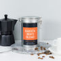 Personalised Coffee Gift In A Tin, thumbnail 8 of 12