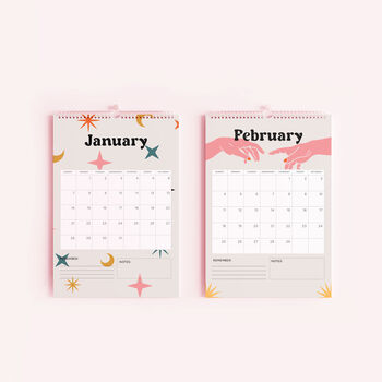 2024 Boho Style Hanging Calendar, 2 of 7