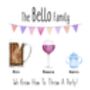 Personalised Family Drinks Print | Family Christmas Gift, thumbnail 3 of 10