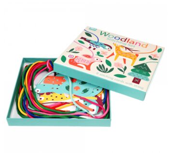 Learn To Sew Children's Stitching Craft Activity Set Woodland Animals, 2 of 3