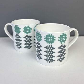 Welsh Blanket Print China Mug, 11 of 12