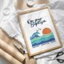 Personalised Coastal Baptism Print, thumbnail 4 of 10