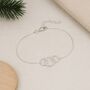 Mother, Daughter And Grandson Infinity Bracelet, thumbnail 4 of 5