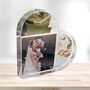 Personalised Family Photo Acrylic Heart Plaque, thumbnail 6 of 8
