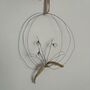 Handmade Wire Oval Snowdrop Wreath, thumbnail 2 of 10