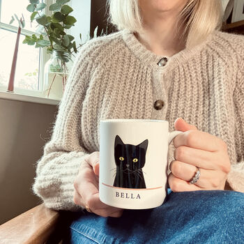 The Cat's Human, Personalised Mother's Day Mug, 2 of 6