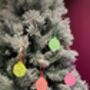 Neon Jesmonite Christmas Bauble 10 Colour Options, thumbnail 1 of 8