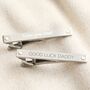 Personalised Stainless Steel Tie Clip, thumbnail 1 of 3