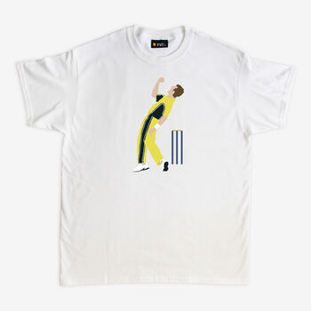 Brett Lee Australia Cricket T Shirt, 2 of 4